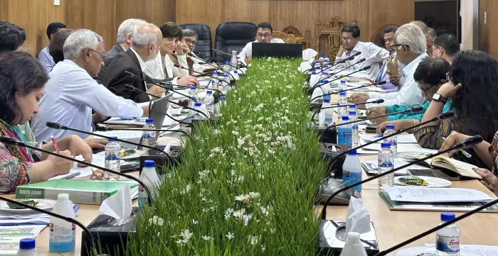 Members of the Bangladesh employment injury scheme Governing Board at their 8th meeting held in May 2024