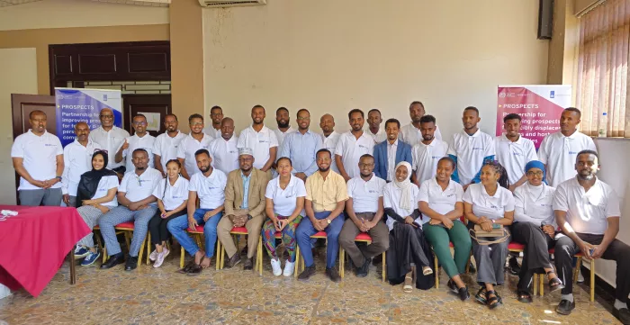 group of business development programme trainees in ethiopia