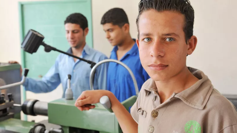 Vocational training for Egyptian youth